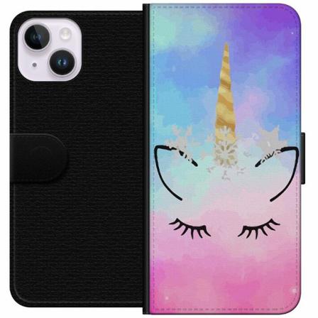 Apple Iphone 14 Plus Plånboksfodral Unicorn Enhörning