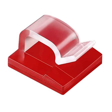 50 stk. kabelklemmer selvklæbende ledningsstyring sort ledningsholder organizer klemme