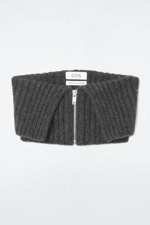 COS Women's Cashmere Collar in Grey