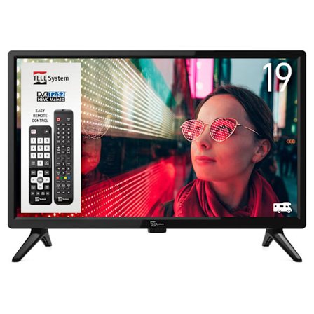 Full HD TV 19 tum 12V DC 100-240V för båt husvagn husbil DVB-T2 DVB-S2 VESA 100x100 PALCO 19LS13