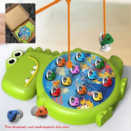 Dinosaur Magnetic Fishing Game - Montessorileksak för spädbarn och barn