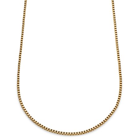 Essentials | Collar de cadena de caja cuadrada dorado de 3 mm para hombres - Collares de cadena