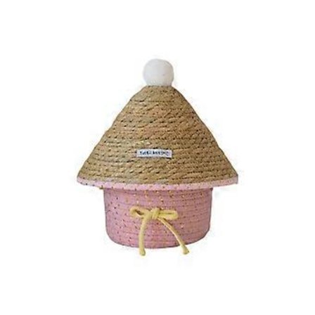 Praktisk, solid oppbevaringsbeholder i bomullstråd for barneleker og daglige gjenstander til bruk i studenthybelen, husholdningsorganisering