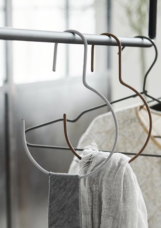 House Doctor Kleshenger Wire Rund LysGrå_3stk