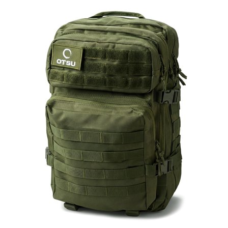 Expedition | Zaino tattico verde militare da 40L con spazio per patch per uomini - Zaini