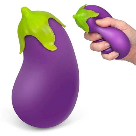 Stressbold / Klemmebold - Aubergine