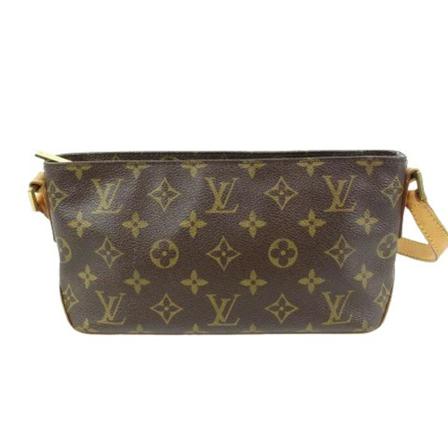 Louis Vuitton Vintage, Pre-owned Canvas louis-vuitton-bags Bruin, Dames, Maat:ONE Size