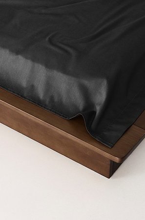 Jotex - Lakan Enkelsäng Ekologisk Gråsvart ZACK - Köp Lakan hos Jotex