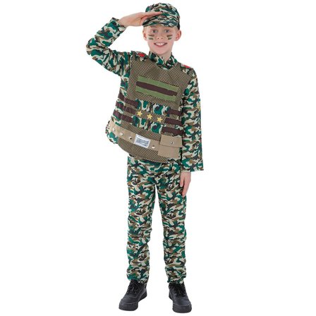 Militär Maskeraddräkt Kamouflage Barn