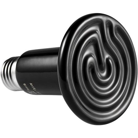 E27 200W Varmelampe for Dyr med Infrarød Keramisk Varme, Reptiler