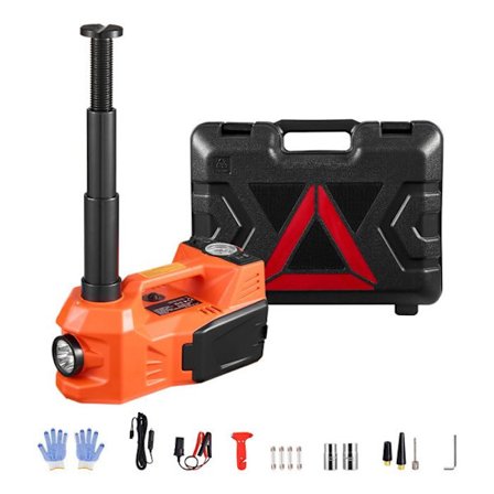 Elbilslift-Duoku-5 T-Justerbar Lyft med Inbyggd Pump-Portabel Däckavmonteringsverktyg