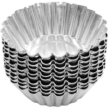 Tartform 100 stk - Tartletform Non-stick belegg - Minidesign