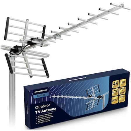 Riktad utomhus-TV-antenn, Ultra HD 4K-mottagning