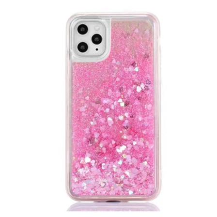 Glitter Skal Till Apple Iphone 11 Pro Max - Rosa Rosa