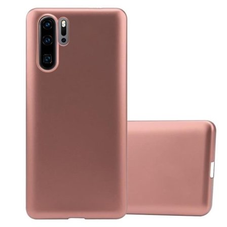 Coque för Huawei P30 PRO Hölster i METALLISK ROSA Etui Skyddsskal Silicone TPU Matt