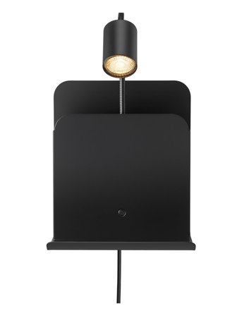 Nordlux Roomi/Wall - Black - Ø5.5X28.2CM