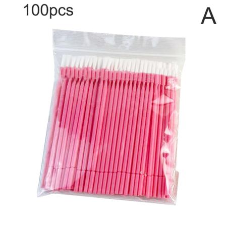 100 St/påse Dentala Disponibla Mikroböjbara Borstar Nylon Appli