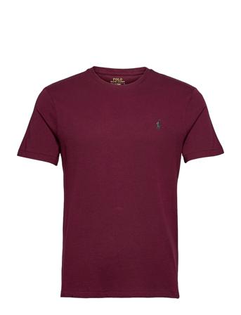 Custom Slim Fit Jersey Crewneck T-Shirt Red Polo Ralph Lauren