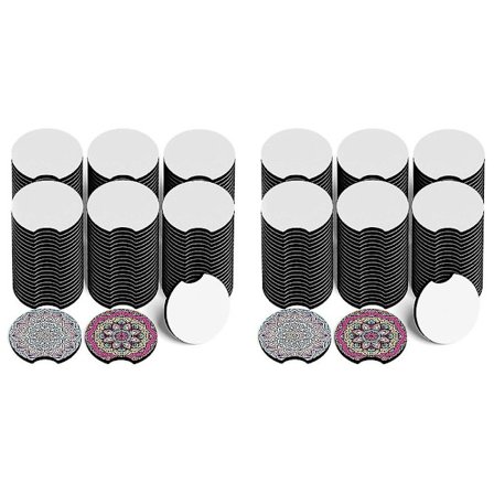 240 stk. Sublimering Blanks Bil Coasters 2,75 Tommer 5mm Bil Coasters Blanks Til Termisk Sublimering Cr