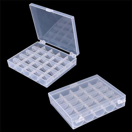 25 Spolar Tomma Spolar Syhine Case Organizer Stora