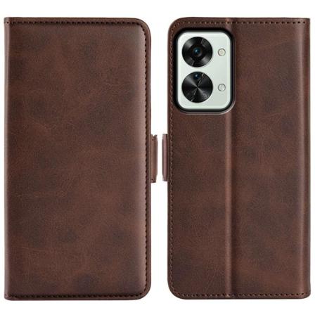 Oneplus Nord 2t 5g Premium Plånboksfodral - Brun Brun