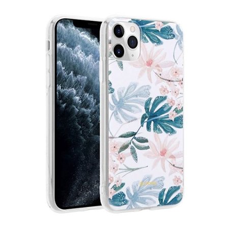 Telefoncase - Crong - Blomst - iPhone 11 Pro - Blomster mønster - Blød beskyttelse