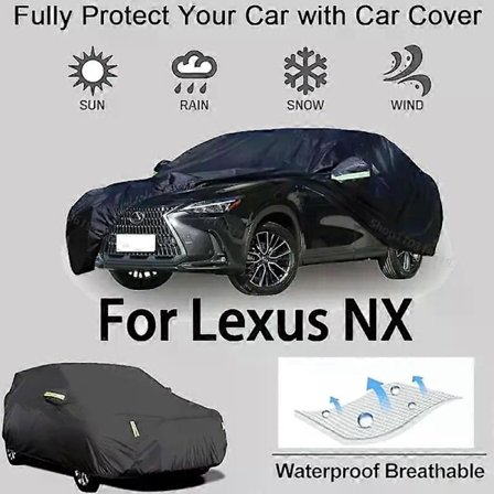 Heltäckande Bilöverdrag Kompatibelt med Lexus NX Utomhus Skyddsutrustning - Snösäker, Solskydd, Vattentät och Dammtät Biltillbehör