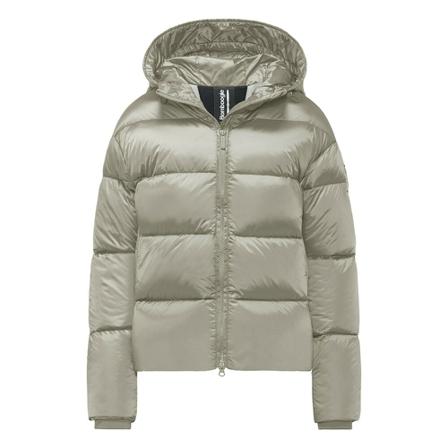 BomBoogie Short Down Jacket in Bright Nylon - Java Puffy Down Jacket , Grijs , Dames , Maat: S