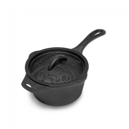 Petromax Cast-Iron Saucepan with lid Kr1 cooking equipment Black 1 L