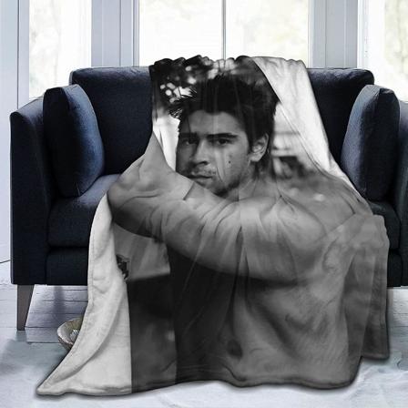 Colin Farrell filt Ultramjuk flanellfilt 3d- print Fluffig plyschfilt Sängdekoration Sängfilt för vardagsrumsrum Sovrumsinredning (3 storlekar) 
