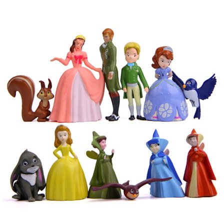 12 stk. Prince Sophies Anime Figur Leke Samling Modell Dekorasjon Samleobjekter Statue