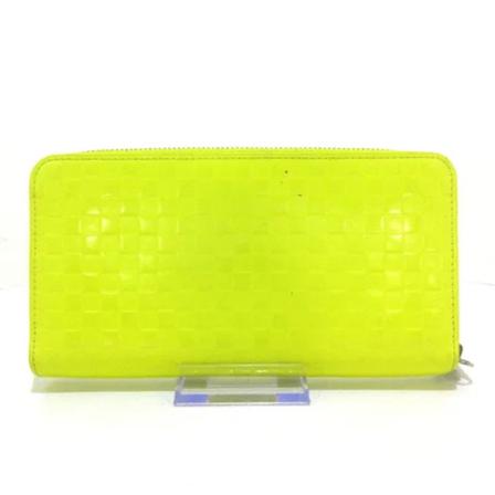 Louis Vuitton Vintage Pre-owned Leather wallets Gul, Dame Vintage Accessories, Størrelse: ONE Size