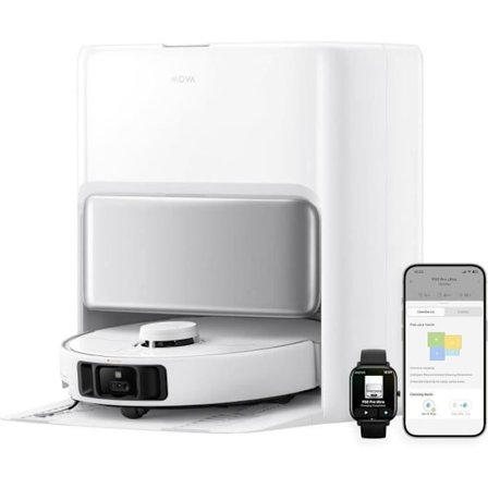 MOVA P50 Pro Ultra - Robotdammsugare med docka - 19 000 Pa - Anti-trasselborste - Automatisk rengöring