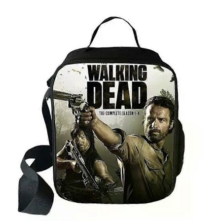 a37 Crossbody The Walking Dead Lunchlåda Termisk isolering Mat Lunchväska Picknick Isolerade Lunchväskor gq37