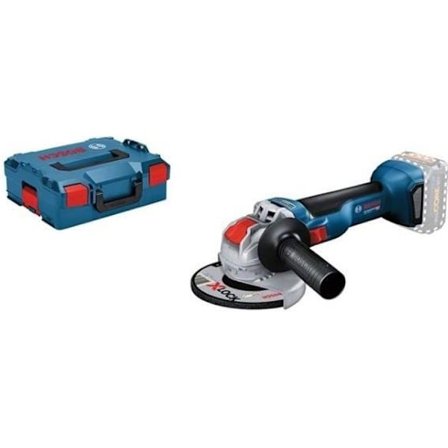 Bosch Professional X-LOCK GWX 18V-10 vinkelslip utan batteri + L-BOXX - 06017B0101
