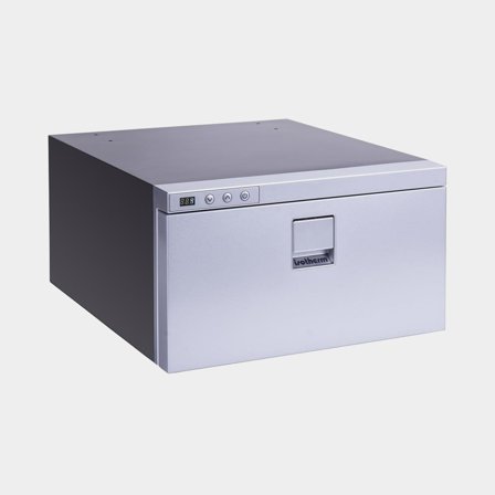 Kylskåp med kompressor Isotherm Drawer DR30 Elegance, 12V / 24V, utdragbar låda, 30 liter, silver frontpanel