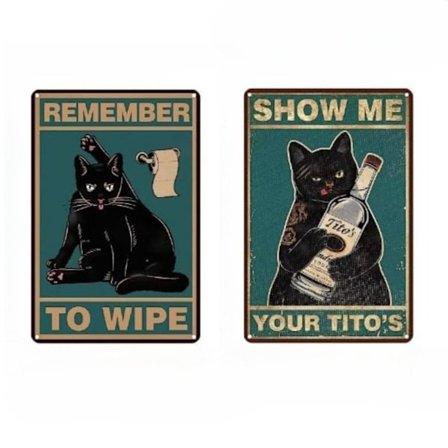 Bajsar du Kattskylt Katt Badrumsinredning TYP 3 TYP 3