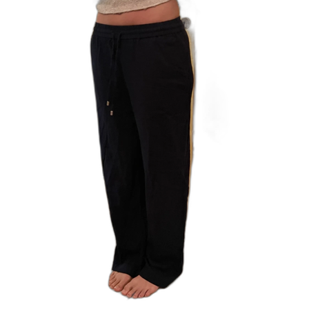 Blåa linnebyxor Zara