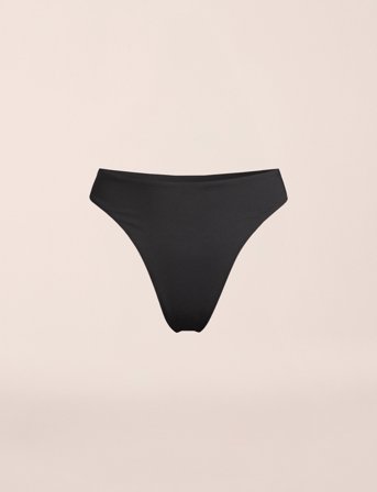 Casall Brazilian High Waist Bikini Bottom - Black - 38