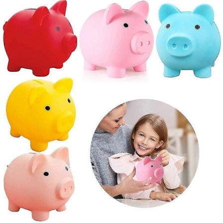 Sparegris Legetøj Møntboks Drenge Samler Penge Sparegris Drenge Piger Fødselsdagsgaver Rød