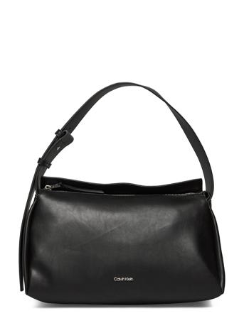 Elevated Soft Shoulder Bag Sm Skulderveske Veske Svart Calvin Klein*Betinget Tilbud
