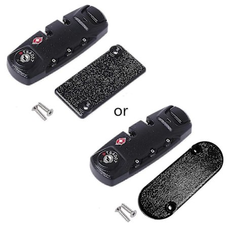 TSA Sikker 3-cifret Kombinations Hængelås Lås Bagage Kuffert Rejse Kode Lås