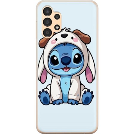 Yhteensopiva Puhelinkuori Samsung Galaxy A13 Stitch Hundkostym Lilo & Stitch Disney Roligt Motiv Blå