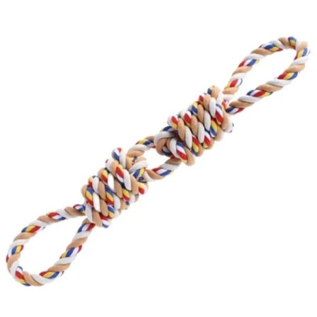 Kjæledyr hund leketøy ball bittbestandig molar hund bitt ball knute interaktiv trening bomull tau kjæledyr utstyr