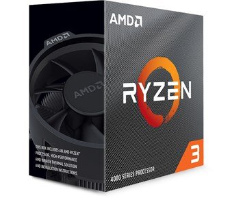 Ryzen 3 4100, with Wraith Stealth Cooler - AMD Ryzen 3 4100 med 4,0 GHz maxhastighet