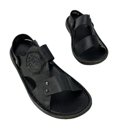 Mjuka herrsandaler med bekväm sula som andas