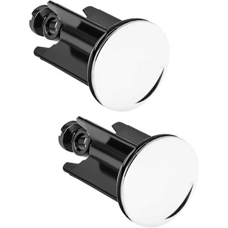 Universal diskpropp 40mm, 2 st avloppsproppar för alla standarddiskbänkar och bidéer (höjden är justerbar mellan 6,6 cm och 8,3 cm) [DB]