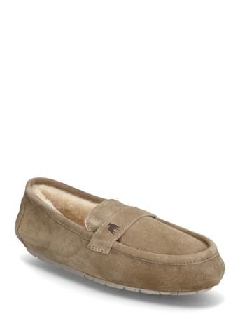 Denver Tofflor Designers Slippers Beige Shepherd