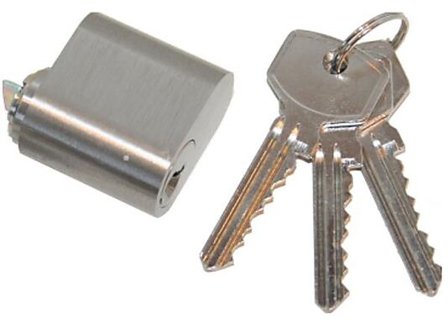 ELLEFSEN SIKKERHET SYLINDER 5537 FORKROMMET 508 PROFIL/TV-3D SV PK