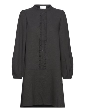 Pastis Ruffle Dress Black Noella